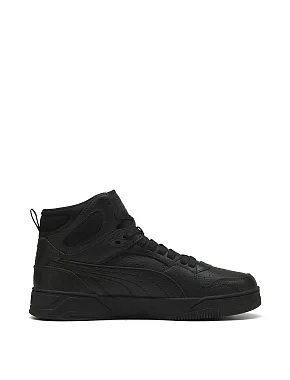 Чоловічі черевики PUMA RBD Break Mid шкіряні чорні - фото 1 - Miraton