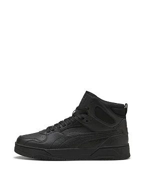 Чоловічі черевики PUMA RBD Break Mid шкіряні чорні - фото 2 - Miraton