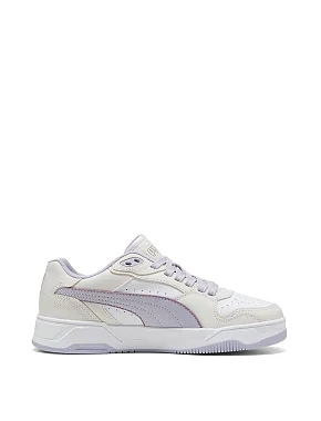 Жіночі кеди PUMA RBD Break Low шкіряні молочного кольору - фото  - Miraton