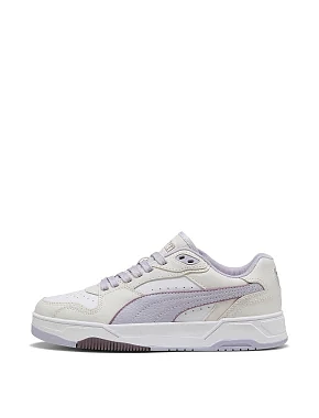 Жіночі кеди PUMA RBD Break Low шкіряні молочного кольору - фото 1 - Miraton