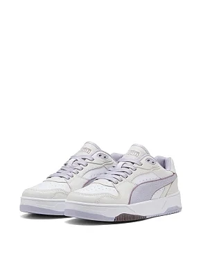 Жіночі кеди PUMA RBD Break Low шкіряні молочного кольору - фото 2 - Miraton