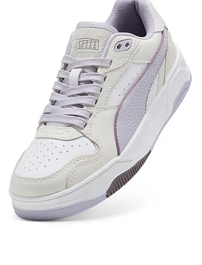 Жіночі кеди PUMA RBD Break Low шкіряні молочного кольору - фото 4 - Miraton