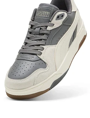 Чоловічі кеди PUMA RBD Break Low SD шкіряні сірі - фото 4 - Miraton