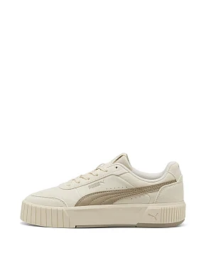 Жіночі кеди PUMA Carina Mia SD шкіряні бежеві - фото 2 - Miraton