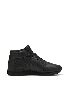 Чоловічі черевики PUMA ST Runner v4 Mid шкіряні чорні - фото 1 - Miraton