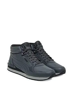 Чоловічі черевики PUMA ST Runner v4 Mid шкіряні сірі - фото 2 - Miraton