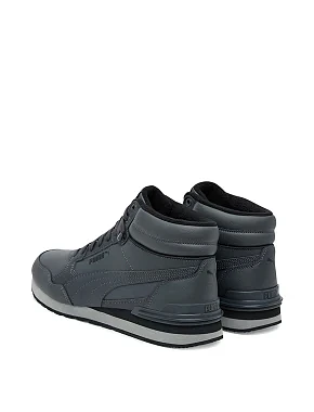 Чоловічі черевики PUMA ST Runner v4 Mid шкіряні сірі - фото 3 - Miraton