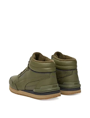 Чоловічі черевики PUMA ST Runner v4 Mid шкіряні зелені - фото 3 - Miraton