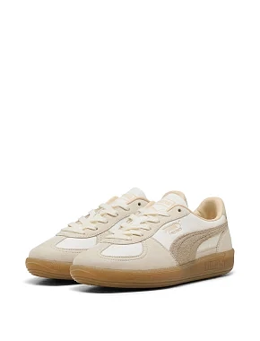 Жіночі кеди PUMA Palermo Elevated Wns шкіряні молочного кольору - фото 3 - Miraton