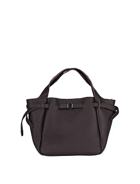 Женская сумка кожаная коричневая - фото 1 - Miraton