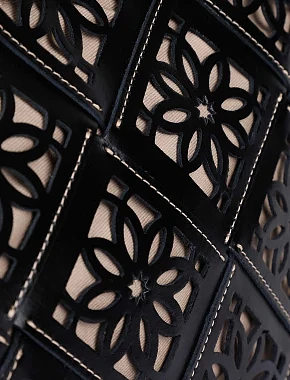 Женская сумка кожаная черная - фото 4 - Miraton