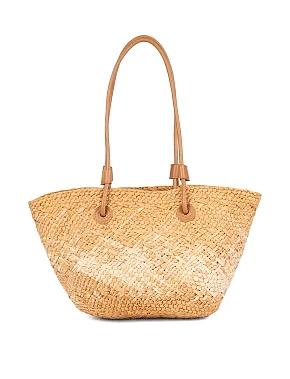 Женская сумка соломенная бежевая - фото  - Miraton