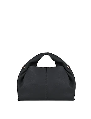 Жіноча сумка шкіряна чорна - фото  - Miraton