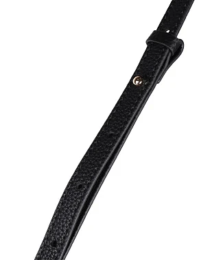 Жіноча сумка шкіряна чорна - фото 5 - Miraton