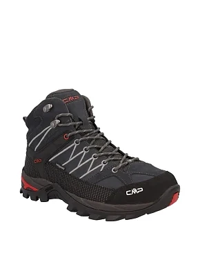 Чоловічі черевики CMP RIGEL MID TREKKING SHOES WP шкіряні темно-сірі - фото 3 - Miraton