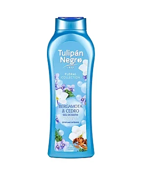 Парфумований гель для душу TULIPAN NEGRO БЕРГАМОТ та КЕДР, 650 мл - фото 1 - Miraton