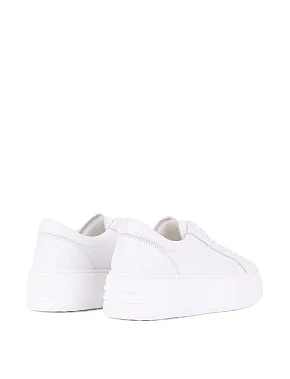 Жіночі кеди шкіряні білі - фото 3 - Miraton