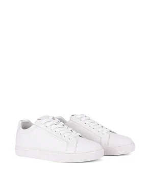 Жіночі кеди шкіряні білі - фото 2 - Miraton