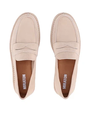 Жіночі сліпери велюрові бежеві - фото 5 - Miraton