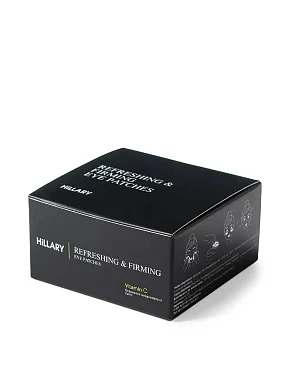 Освіжаючі зміцнювальні патчі з вітаміном С Hillary Vitamin C Refreshing & Firming Eye Patches - фото 1 - Miraton