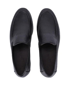 Мужские туфли кожаные черные - фото 3 - Miraton