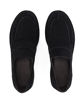 Чоловічі замшеві туфлі чорні - фото 3 - Miraton