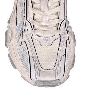 Жіночі кросівки зі штучної шкіри білі - фото 4 - Miraton