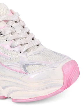 Жіночі кросівки зі штучної шкіри білі