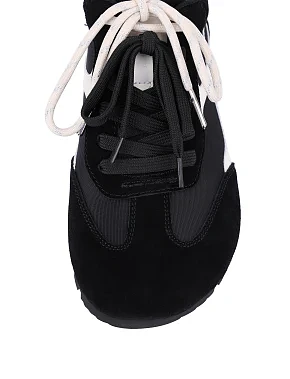 Жіночі велюрові кросівки чорні - фото 4 - Miraton