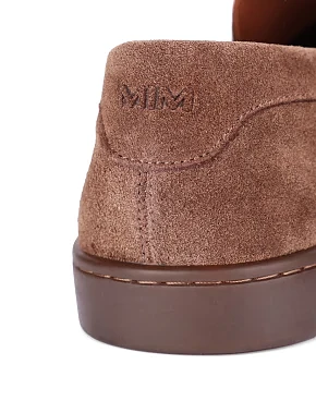 Чоловічі туфлі замшеві бежеві - фото 4 - Miraton