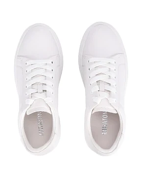 Жіночі кеди шкіряні білі - фото 1 - Miraton