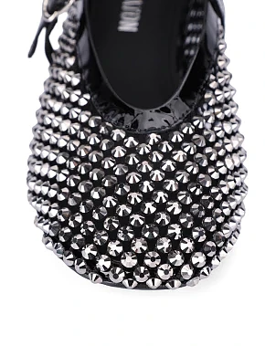 Женские балетки из сетки черные - фото 5 - Miraton