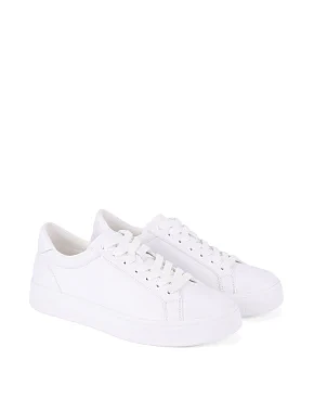 Жіночі кеди шкіряні білі - фото 2 - Miraton