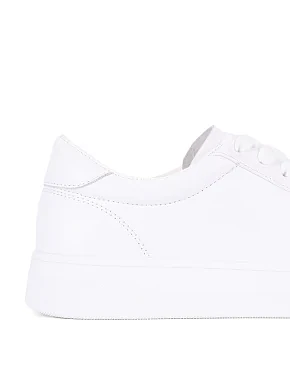 Женские кеды кожаные белые - фото 5 - Miraton