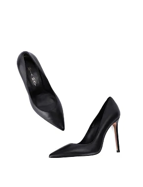 Женские туфли кожаные черные - фото 5 - Miraton