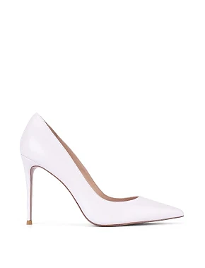 Жіночі туфлі шкіряні білі - фото  - Miraton