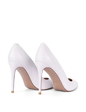 Жіночі туфлі шкіряні білі - фото 3 - Miraton