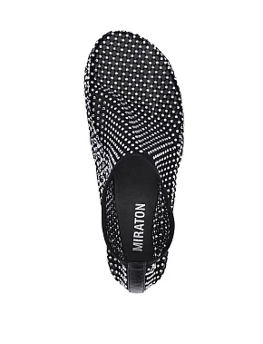 Женские ботинки из сетки черные - фото 1 - Miraton