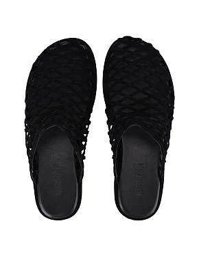 Жіночі сліпери велюрові чорні - фото 1 - Miraton