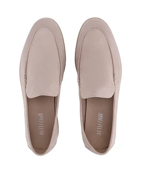 Жіночі слипери велюрові бежеві - фото 1 - Miraton