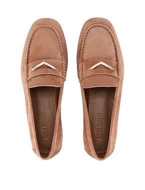 Женские слиперы велюровые бежевые - фото 1 - Miraton