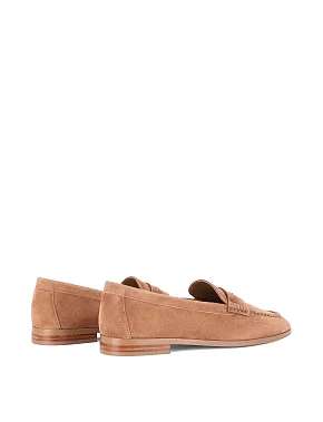 Женские слиперы велюровые бежевые - фото 3 - Miraton