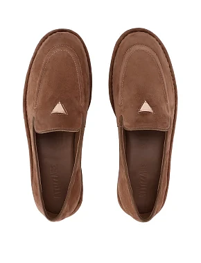 Женские слиперы велюровые бежевые - фото 1 - Miraton