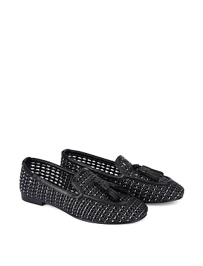 Жіночі сліпери шкіряні чорні - фото 2 - Miraton