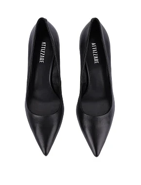 Жіночі туфлі шкіряні чорні - фото 1 - Miraton