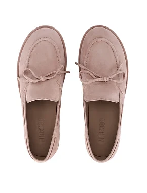 Женские слиперы велюровые бежевые - фото 1 - Miraton