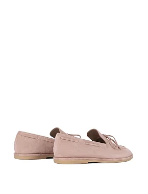 Женские слиперы велюровые бежевые - фото 3 - Miraton