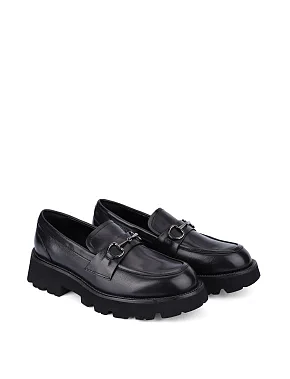 Жіночі туфлі шкіряні чорні - фото 2 - Miraton