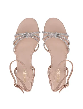 Жіночі сандалії шкіряні бежеві - фото 1 - Miraton