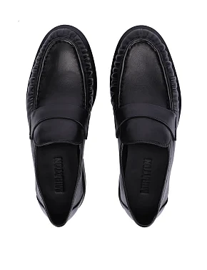 Жіночі туфлі шкіряні чорні - фото 1 - Miraton